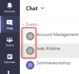 Chat Stummschalten